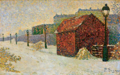 La neige à Montmartre
